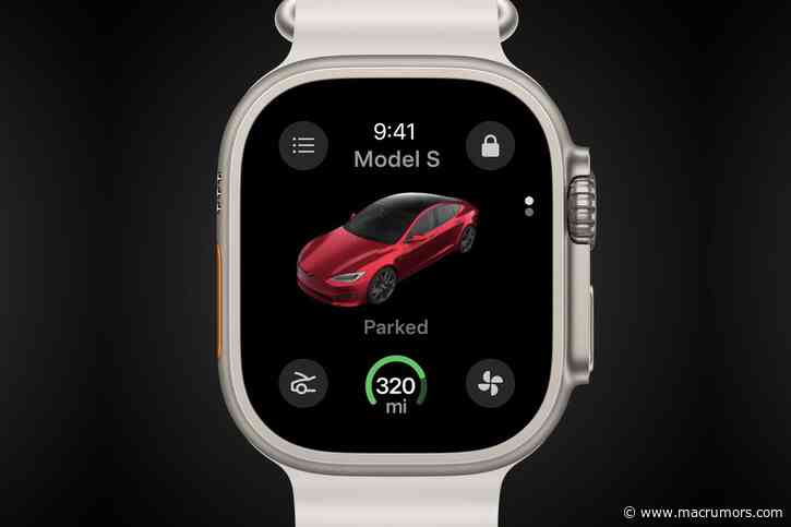 Tesla App for Apple Watch Coming This Month