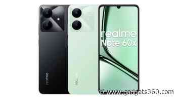 Realme Note 60x Price, Design, Key Features Leaked via E-Commerce Website Listing
