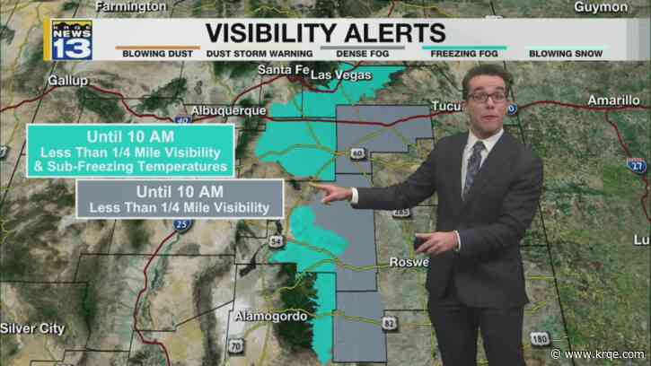 Mild but fog out east, dry elsewhere