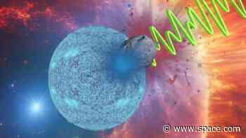 Mysterious fast radio bursts could be caused by asteroids slamming into dead stars