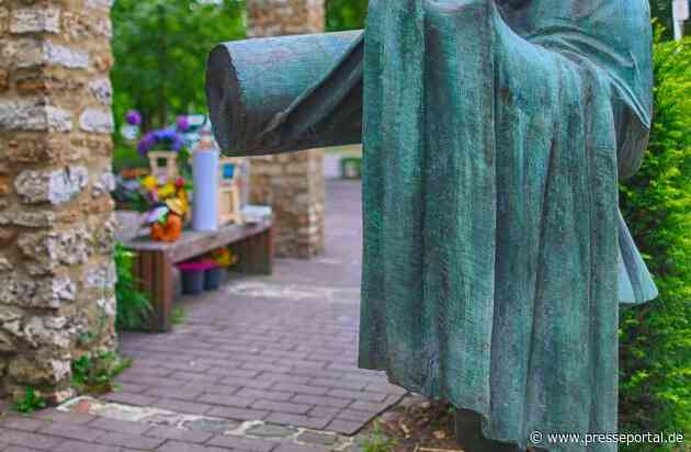 POL-OS: Bad Laer: Gemeinsame Pressemitteilung der Polizei Osnabrück und der Gemeinde Bad Laer- Bronzestatue "Der Leineweber" entwendet
