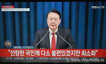 De Zuid-Koreaanse president roept staat van beleg uit: media aan banden