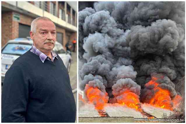 Marnix (60) ziet verzameling oldtimers en werkmateriaal in vlammen opgaan: “Ik ben alles kwijt en dat vlak voor mijn pensioen”