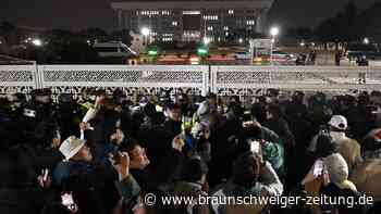 Südkoreas Parlament stimmt gegen Verhängung des Kriegsrechts