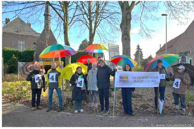 Ranst Divers drijft ludieke protestacties op in aanloop naar installatievergadering