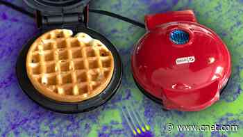 This Mini Waffle Maker Is a Great Stocking Stuffer, and It's Still on Sale for $8