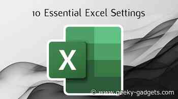 Excel Secrets: 10 Settings to Boost Your Productivity