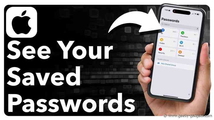 How to See Your Saved Passwords on iPhone (Quick Guide