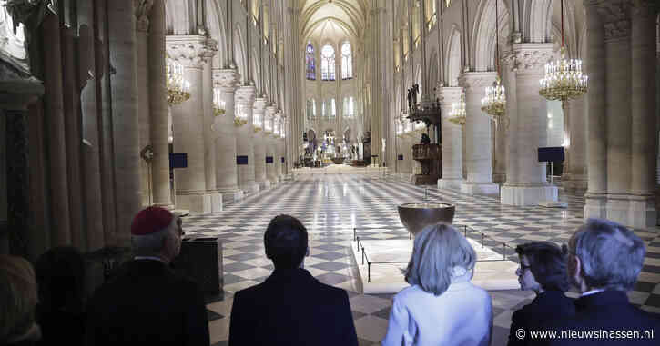 Trump zegt dat hij de heropening van de Notre Dame in Parijs zal bijwonen, zijn eerste buitenlandse reis sinds de verkiezingen