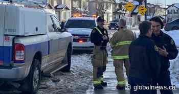 Emergency crews arrive at CO call in Calgary to find 1 person dead