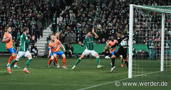 Späte Erlösung: Jung sichert für Werder das Viertelfinal-Ticket
