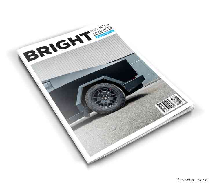 Bright terug met papieren tijdschrift