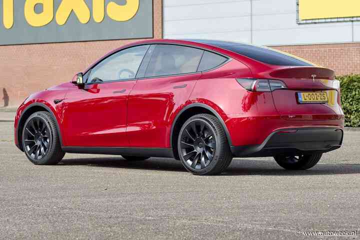Tesla Model Y waarschijnlijk ook dit jaar best verkochte auto