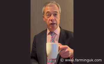 Nigel Farage descries lack of 'proper milk' in hotels