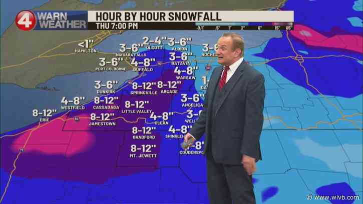 Squally snow possible at times tonight- Thursday