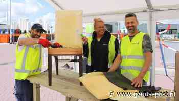 Cyclus werkt aan demontagebedrijf grof huishoudelijk afval