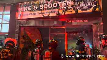 'Ticking time bombs': FDNY responds to e-bike store fire, finds hundreds of damaged Li-ion batteries