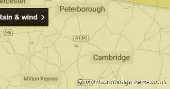 Met Office issues 39-hour weather warning for rain and wind for Cambridge, Peterborough and Ely