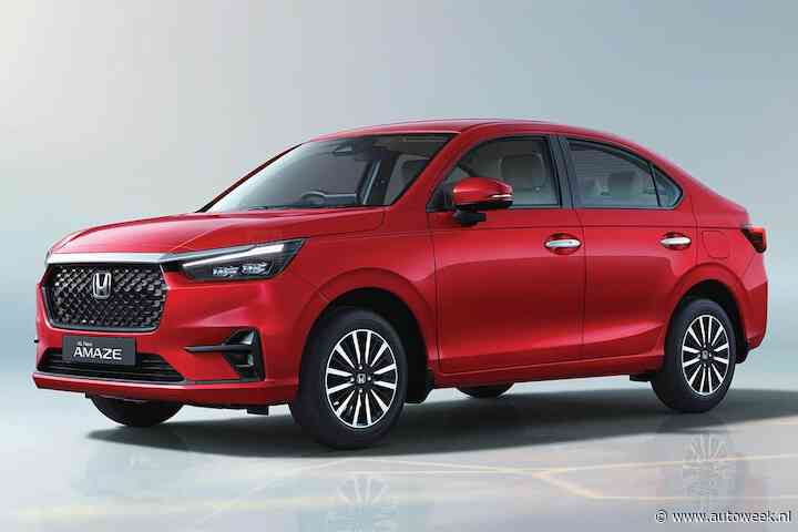 Honda Amaze: piepkleine sedan als potentieel succesnummer