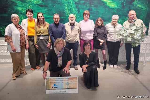 Meetjeslandse kunstenaars halen 5.000 euro op voor kankerafdeling AZ Alma