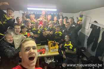 Ouderdomsdeken Thibeau Samyn (22) kan leidersplaats pakken met KSKV Zwevezele: “Ook naast het voetbal zijn we goede vrienden”