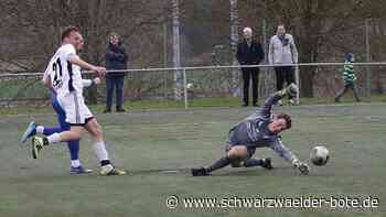 Kuriose Szenen in Oberjettingen: Gabriel Schaible – ein Keeper wird zum Torjäger