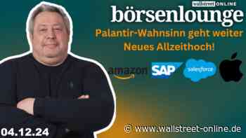 wO Börsenlounge: Palantir | Salesforce | SAP - Amazon angelt sich Apple als KI-Kunden