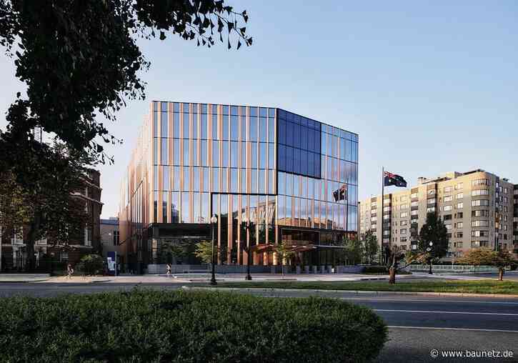 Erdig warme Repräsentation
 - Australische Botschaft in Washington D.C. von Bates Smart