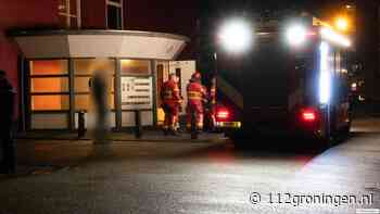 Portiekbrand aan de Schuitenzand in Delfzijl