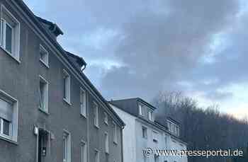 FW-Velbert: Brennender Balkon auf der Höhfeldstraße