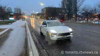 Toronto getting its first real snowfall of the season