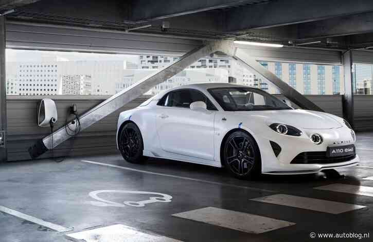 ”Elektrische Alpine A110 is lichter dan vergelijkbare benzineauto’s”