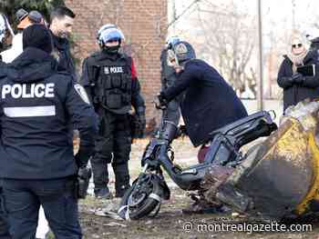 Fires break out at homeless encampment on Notre-Dame St.