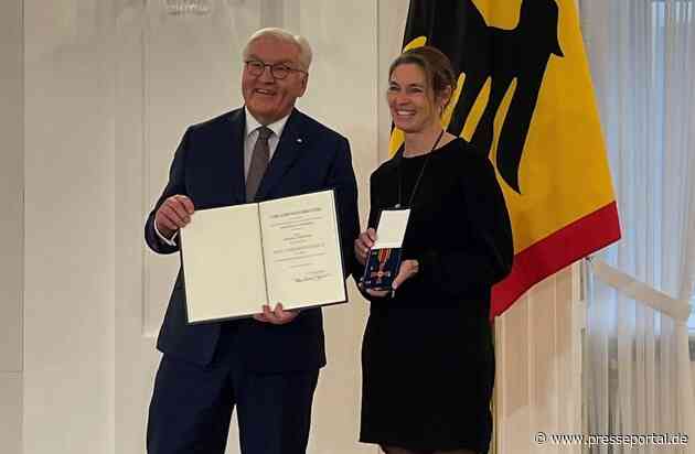 BPOLP Potsdam: "SPORT TUT GUT(ES)" - Freilassinger Bundespolizistin mit dem Verdienstorden der Bundesrepublik Deutschland ausgezeichnet
