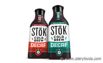 STōK Cold Brew Coffee introduces ready-to-drink decaf cold brew