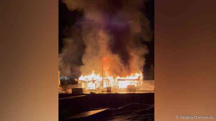 Two homes under construction in Cochrane destroyed in fire, officials say