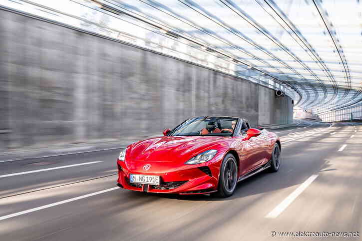 MG Cyberster: Start im Dezember und ab 64.990 Euro