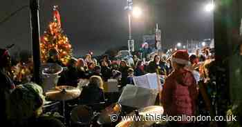 X factor finalist, choir and brass band 'light up' high street for Christmas