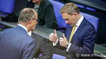 "Mehrheit ohne linke Parteien": Lindner schwärmt von einer Koalition mit der CDU