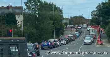 Heavy traffic following three vehicle crash during rush hour