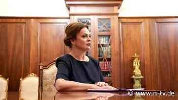 Kollege weist sie zurecht: Nannte russische Ministerin versehentlich vertrauliche Zahl?