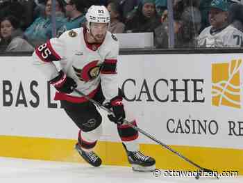 Ottawa Senators defenceman Jake Sanderson looking to be more than just 'OK'