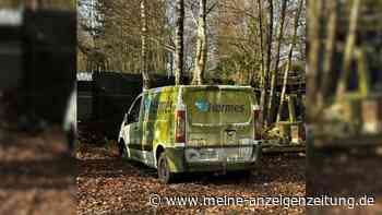 Verlassener Hermes-Transporter im Wald sorgte für Rätselraten – jetzt meldet sich dessen Entdecker zu Wort
