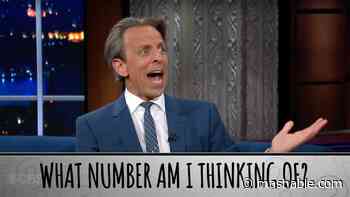 Seth Meyers answering Stephen Colberts quickfire questions leads to plenty of bickering