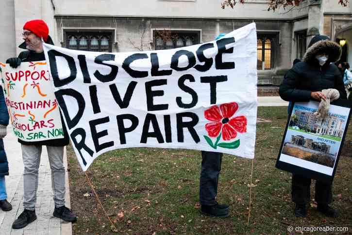 University of Chicago faculty, alums protest in support of Gaza Scholars at Risk program