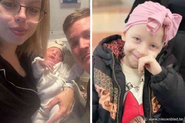 Anderhalf jaar geleden verloren Yasmine en Glenn dochtertje Jade (5) aan kanker, nu zijn ze ouders van Jaelyn: “Hebben weer een reden om ’s morgens op te staan”