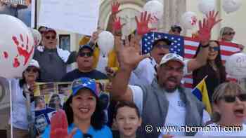 Venezuelans in South Florida demand action against Maduro regime