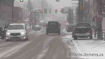 Snow squall warning issued for Simcoe County, with up to 30 cm of snow accumulation likely