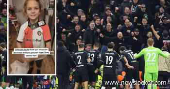 Jonge City-fan die Feyenoord-aanhang ‘beste ter wereld’ noemt, krijgt geschenk van Legioen: ‘Welkom kameraadje’