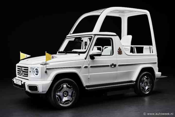 Paus Franciscus rijdt elektrische Mercedes-Benz G-klasse